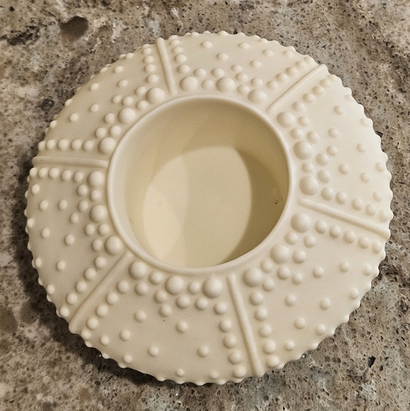 NIB Partylite Tea Votive Sea Drifters Bisque Candle Holders Set of 3 - Picture 10 of 14